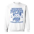 Meowdy Partner Cowboy Catintage Cat Sweatshirt