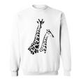 Paire De Girafe En Noir Et Blanc Pour Les Amateurs De Girafe Sweater e