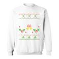 Peace I Come In Peace Matching Ugly Christmas Jumper Sweatshirt