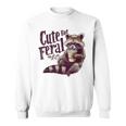 Raccoon Coffee Lover Sweatshirt - Vintage Style For Cozy Days