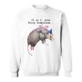 Raccoon Trash Panda Sweatshirt - Funny Comfort for Animal Lovers