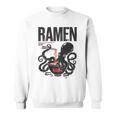 Ramen Anime Manga Kawaii Otaku Fashion Backprint Streetwear Gray Sweatshirt