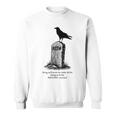 The Raven El Cuervo Poe Usher Lápida Gótico Nevermore Oscuro Camisa de entrenamiento