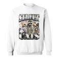 Retro Raccoon Sweatshirt - Unhinged Nature Theme for Summer Adventures