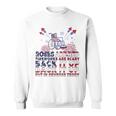 Roses Are Red Firework Are Scary Back It Up Terry July 4th Sweatshirt