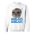 Sleep Sad Hamster Sleep Meme Sleeping Hamsti Sweatshirt