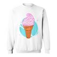 Soft Ice Cream In The Waffle Summer Ice Cream S Sweatshirt