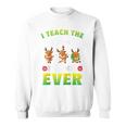 I Teach The Cutest Kiddos Ever Cute Kgarten Teacher Design Raglan Baseball Tee Sweatshirt