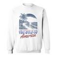 Welcome To America's Gulf Retro Vintage Beach Sweatshirt