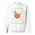 They See Me Aperollin' X Merry Spritzmas Xmas Christmas Long-Sleeved Sweatshirt