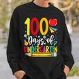 100 Days Of Kindergarten School 100Th Days Of School Sweatshirt Gifts for Him