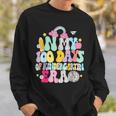 In My 100Th Day Of Kindergarten Era Happy 100 Days Of School Sweatshirt Gifts for Him
