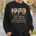 1973 The Man The Myth The Legend Sweatshirt Gifts for Him
