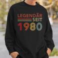 1980 Birthday Man 45Th Decoration 45S 45Th Birthday Sweatshirt Geschenke für Ihn