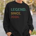 21 Years Old Legend Since 2004 21St Birthday Sweatshirt Gifts for Him 21 Years Old Legend Since 2004 21St Birthday Sweatshirt Gifts for Him