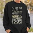 60 Geburtstag Seit 1965 Oldtimer 60 Jahre Alt Sweatshirt Geschenke für Ihn