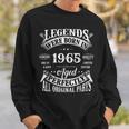 60Th Birthday Vintage Legends Born In 1965 60 Years Old Sweatshirt Gifts for Him