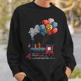 All Aboard 5Th Birthday Train Sweatshirt Geschenke für Ihn