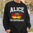 Alice For Germany Sweatshirt Geschenke für Ihn