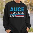 Alice Weidel Fan Item German Chancellor 2025 Alice Weidel Blue Sweatshirt Geschenke für Ihn