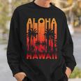 Aloha Hawaii Palm Trees Paradise Beach Holiday Summer Sweatshirt Geschenke für Ihn