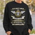 Als Gott Michor 60 Jahren Schuf Grinste Er 60Th Birthday S Sweatshirt Geschenke für Ihn