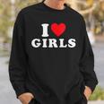 Amo A Las Niñas Lesbianas Orgullo Ella Y Ella Para Parejas & Amigos Camisa de entrenamiento Regalos para él