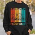 Aquarian Aquaristik Aquarium Whispererintage Retro Sweatshirt Geschenke für Ihn