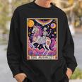 The Audacity Tarotkarte Regenbogen Skelett Einhorn Liebhaber Sweatshirt Geschenke für Ihn