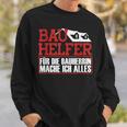 Bauhelfer Für Die Bauherrin Mache Ich Alles Bauarbeiterer Sweatshirt Geschenke für Ihn