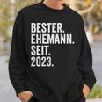 Best Husband Since 2023 1 Wedding Anniversary 1 Year Sweatshirt Geschenke für Ihn