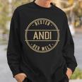 Bester Andi Der Welt Name Sweatshirt Geschenke für Ihn