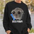 Bissi Pumpi X Sad Hamster Meme Fitness Gym Sports Training Sweatshirt Geschenke für Ihn