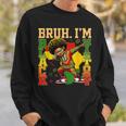 I Am Black History Dabbing Afro Boy Black History Month Sweatshirt Gifts for Him