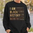 Black History Month Inspirational Diversity Equality Sweatshirt Gifts for Him