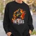 Blues Music Guitar For Guitaristsintage Sweatshirt Geschenke für Ihn