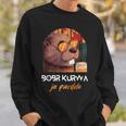 Bober Kurwa Polish Beaver Meme Bobr Ja Pierdole Sweatshirt Geschenke für Ihn