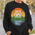 From Boyd County Nebraska Vintage Sunset Sweatshirt Gifts for Him