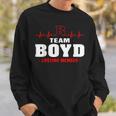 Boyd Surname Last Name Family Team Boyd Lifetime Member Sweatshirt Gifts for Him