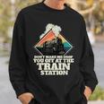 Bring Him Zum Bahnhof Train Yellowstone Sweatshirt Geschenke für Ihn