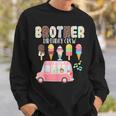 Brother Birthday Crew Ice Cream Truck Bday Ice Cream Party Camisa de entrenamiento Regalos para él