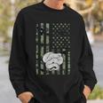 Camouflage Western Hognose American Flag Hognose Snake Sweatshirt Gifts for Him