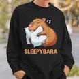 Capybara Sleep Sleepybara Nightdress Capybara Sleep Sweatshirt Geschenke für Ihn