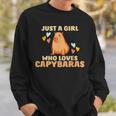 Capybara Water Pig Rodent Capybara Sweatshirt Geschenke für Ihn