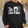 The Card Father Jeu De Poker Amusant Pour Le Père Sweater e Cadeaux pour lui