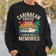Caribbean Cruise 2025 Souvenir Matching Family Friends Squad Sweatshirt Geschenke für Ihn