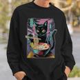 Cat Ramen Anime Manga Kawaii Otaku Fashion Cat Streetwear Sweatshirt Geschenke für Ihn