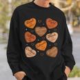 Celebrating Black History Month Black Educated Leader Hearts Sweatshirt Gifts for Him