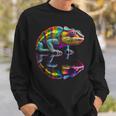 Chameleon Animal Graphic Illustration Chameleon Sweatshirt Geschenke für Ihn