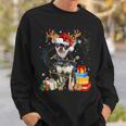 Chihuahua Reindeer Christmas Dogs Sweatshirt Geschenke für Ihn